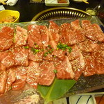 炭火焼肉 やなぎ家 - 上カルビ 2016.9月