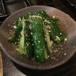 SATOブリアン - 塩たたき胡瓜（2016/7）