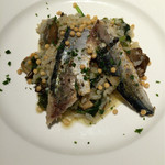 パッソ ノヴィータ - 炙りさんまとあおさときのこのリゾットぶぶあられ添え