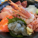 魚河岸 丸天 - 魚河岸丸天丼(1,685円)
