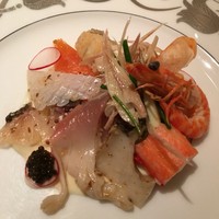 アピシウス - 夏の季節の魚介類のマリネ。