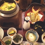 活魚・寿司・郷土料理 天亀 - 釜飯天ぷら御膳