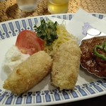 タンシチューとクリームコロッケ