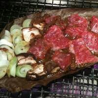 まりも亭 - 神戸牛朴葉焼き