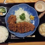 とんとん農場レストラン - ひれロースかつセット1680円／平成28年9月