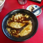 ラーメンつり吉 - スープ餃子(450円)