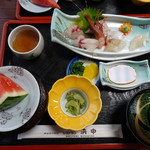レストラン浜中  - 刺身定食（１，８３０円）