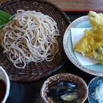 笹谷高原荘 - ニジマスの天ざる￥1200