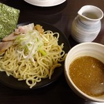 蓮 - つけ麺(並)730円