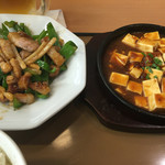 やよい軒 - 新メニュー 麻婆豆腐と青椒肉絲