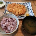 あんず  - 上州豚とろロースかつ膳