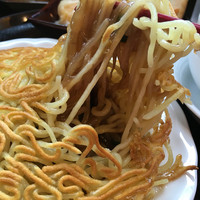 梅蘭 御茶ノ水ワテラス店 - かた焼きそば  橋上げ図