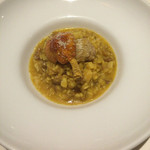 マッシュルーム - タマゴタケと帆立貝のリゾット