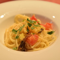 Ristorante 美郷 - 2016/09　海老とｷｸﾗｹﾞの白ﾜｲﾝ煮込み(1/2)　corsoA (1,700円)