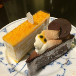 エーグルドゥース - オレンジのムース系とチョコ系