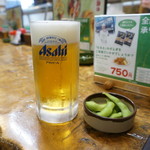 Wakadori Jidai Naruto - 生ビールと枝豆