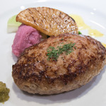 レフレール - ハンバーグ（ゆず胡椒：ドミグラと選択：950円）