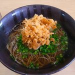 蕎麦ダイニング 楽 - 桜えびのかき揚げそば