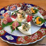 千陽 - 造り盛込み。