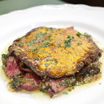 アンフォラ - ポルチーニロースト　イチボ