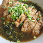 台湾料理　百香軒 - 排骨高菜麺