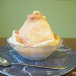 パーラーマズルカ - イチジクカキ氷850円