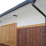 手打ち蕎麦 仙太郎 - 外観：お店の裏手は、板目と漆喰が綺麗