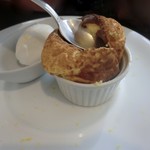 レ クルール - 焼立てバニラスフレとレモンのシャーベット