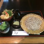 Edo Soba - なごみ（せいろ、ミニ天丼）（2016，8）