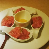 焼肉 銀座コバウ 特別室 - 炙りゆっけ