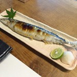 地酒BAR 山新 - H28.09.09 新サンマの塩焼