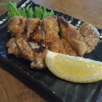 地酒BAR 山新 - H28.09.09 鶏もも塩焼