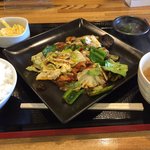 ハックタック - ホイコーロー定食（680円＋税）