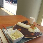 Okueigenji keiryuunosato - 永源寺ダムカレーとフードコート。