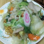 ラーメン とんかつ 忠 - 五目かた焼きそば（揚げ）