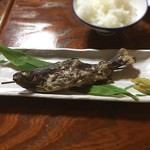 民宿 あけびや - ニジマスの塩焼き