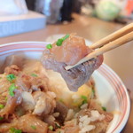 ラーメン櫻島 - 2016.09.10　和牛すじ丼のすじ肉