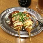 鉄板酒場 鐵一 - オムかつ 494円♪