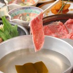 Sukiyaki shabu shabu kaiseki ryouri azuki - 