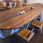 手打ち蕎麦 仙太郎 - 内観：１０人乗れる？！大船（大テーブル）