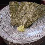 手打ち蕎麦 仙太郎 - そばがき　海苔付　山葵醤油でいただく