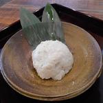 手打ち蕎麦 仙太郎 - そばがき　海苔付　山葵醤油でいただく
