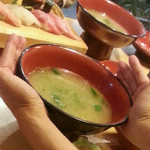 Sushi Kappou Gontarou - 大きなお味噌汁！
