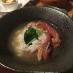 チキンカントリー - お茶漬け ※取り分け後