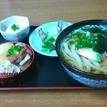 山しげ - うどんセット@680