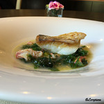 カーサ・デル・チーボ - メバルの鱗焼に毛蟹のスーゴ