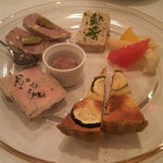 グロワール - アラカルトの前菜盛り合わせ