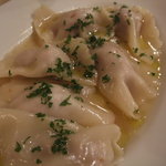 ビストロ・ガタン - 鴨ミンチ肉のラビオリ　スープ仕立て