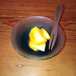 りょうりや 御旅屋 - デザートは柿