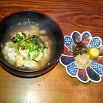 りょうりや 御旅屋 - 〆は茶漬け　鯵の胡麻和え茶漬け